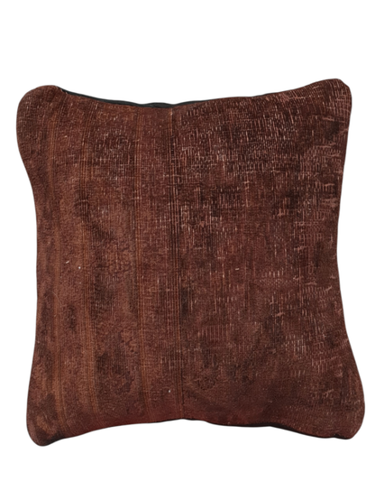 Vintage Persian overdyed Cushion Cover 45 x 45cm (Approx)