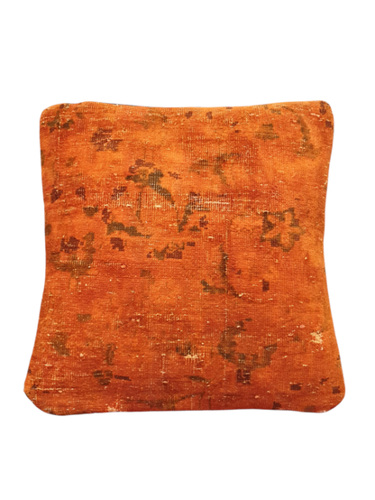Vintage Persian overdyed Cushion cover 45 x 45cm (Approx)
