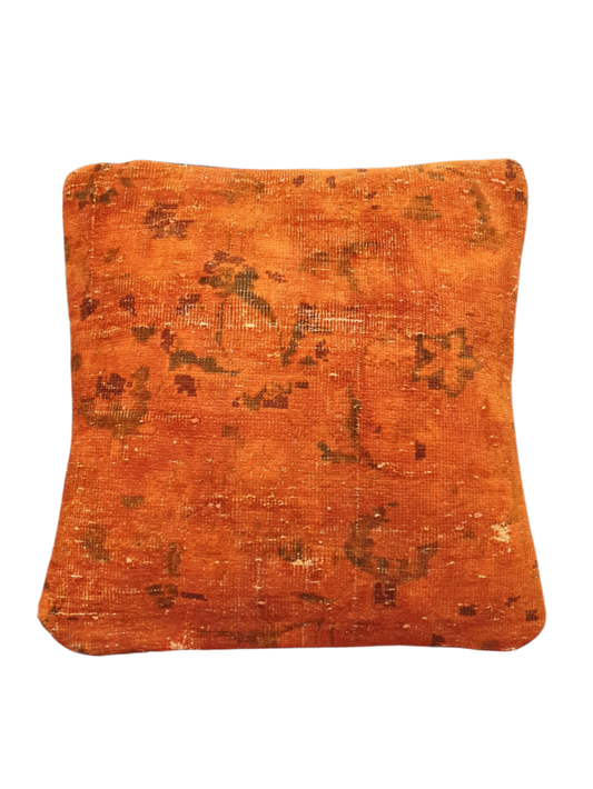 Vintage Persian overdyed Cushion cover 45 x 45cm (Approx)