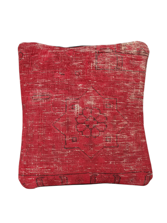Vintage Persian overdyed Cushion Cover 45 x 45cm (Approx)