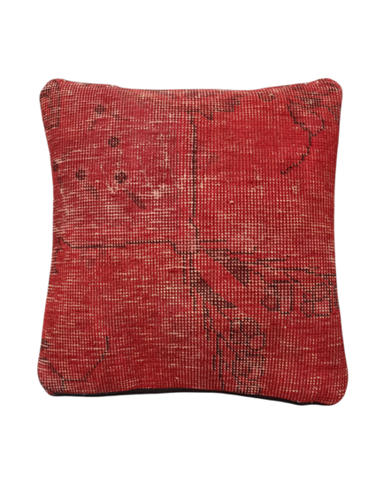 Vintage Persian overdyed Cushion Cover 45 x 45cm (Approx)