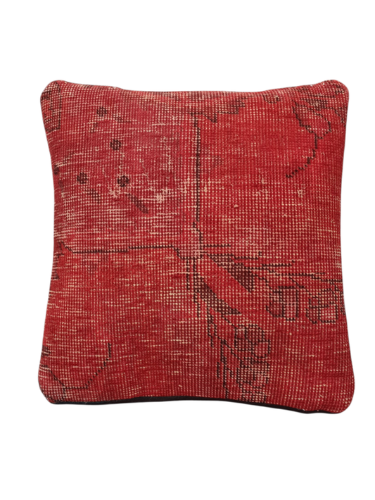 Vintage Persian overdyed Cushion Cover 45 x 45cm (Approx)