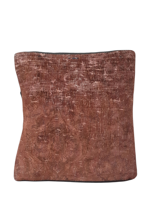 Vintage Persian overdyed Cushion Cover 45 x 45cm (Approx)