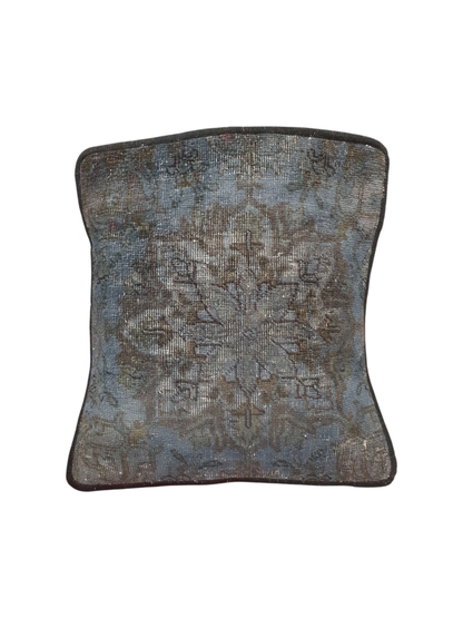 Vintage Persian overdyed Cushion Cover 45 x 45cm (Approx)