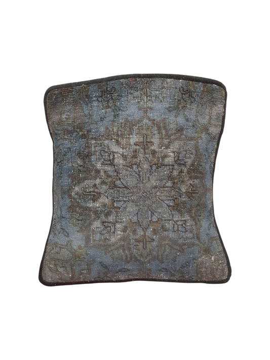 Vintage Persian overdyed Cushion Cover 45 x 45cm (Approx)