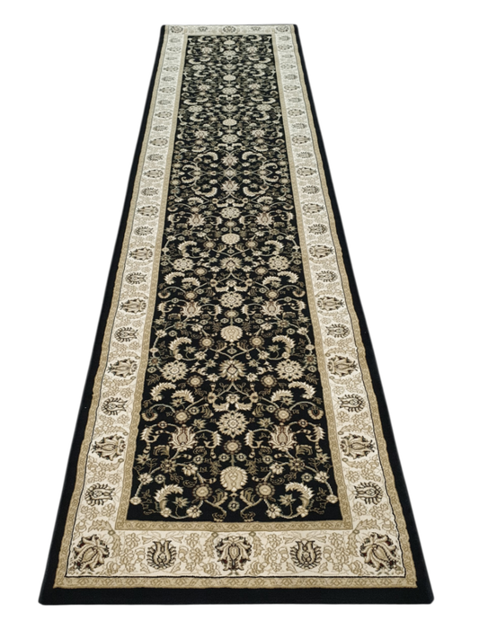 Isfahan Traditional design Runner Rug 300 x 80cm