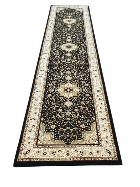 Isfahan Traditional design runner Rug 300 x 80cm