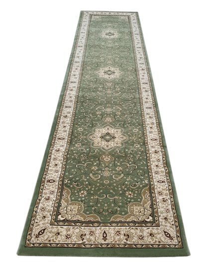 Isfahan Traditional designer Rug 300 x 80cm
