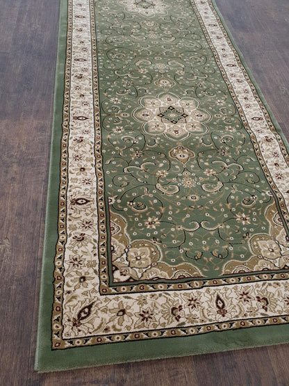Isfahan Traditional designer Rug 300 x 80cm