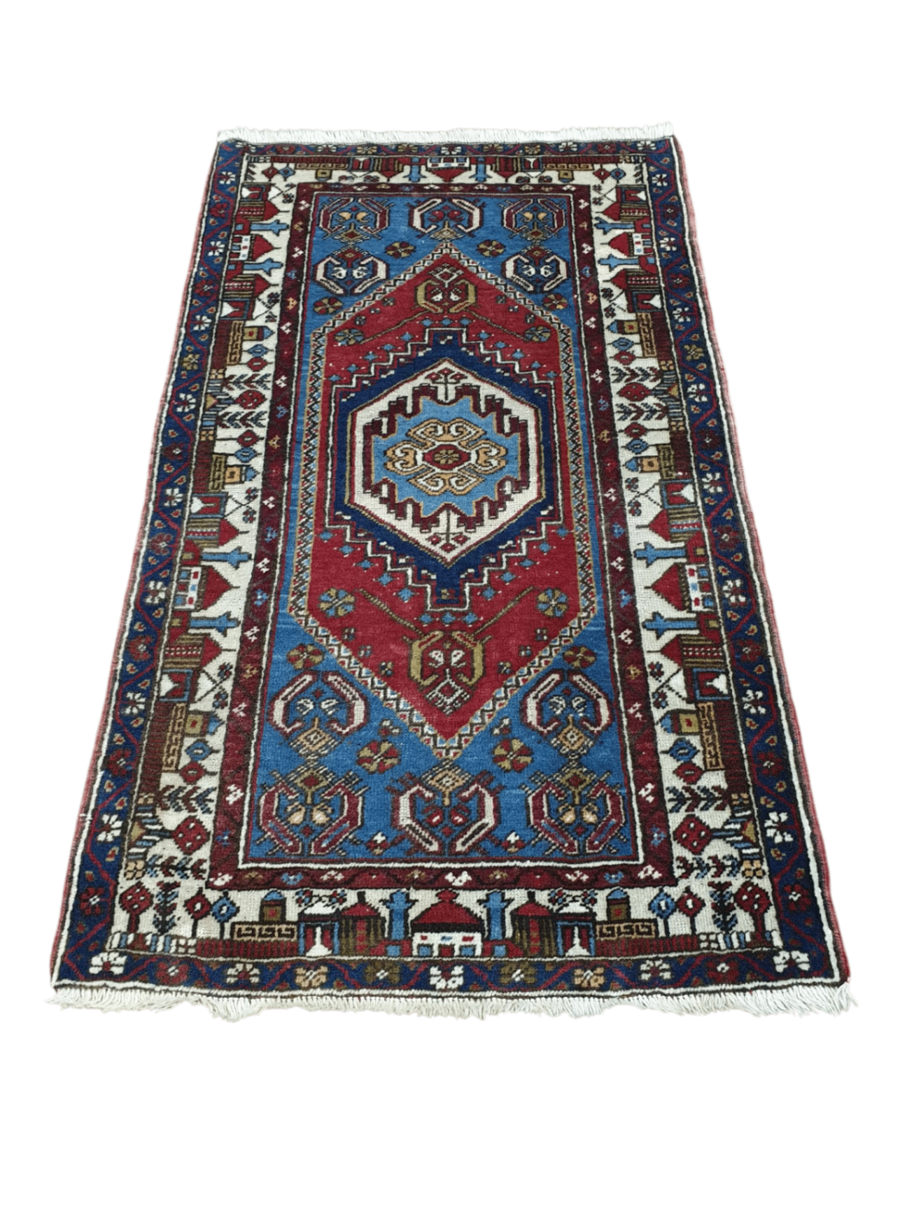 Vintage Turkish Rug 130 x 80cm (Approx)
