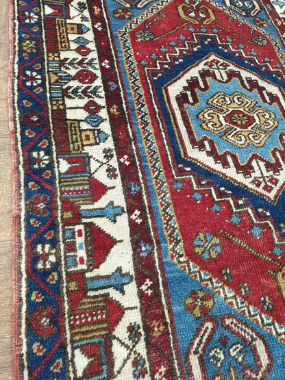 Vintage Turkish Rug 130 x 80cm (Approx)