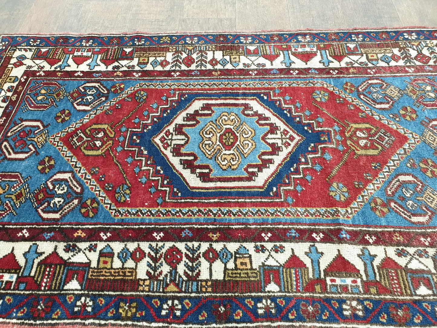 Vintage Turkish Rug 130 x 80cm (Approx)