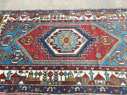 Vintage Turkish Rug 130 x 80cm (Approx)