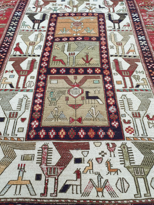 Vintage Shahsavan Kilim 142 x 102cm