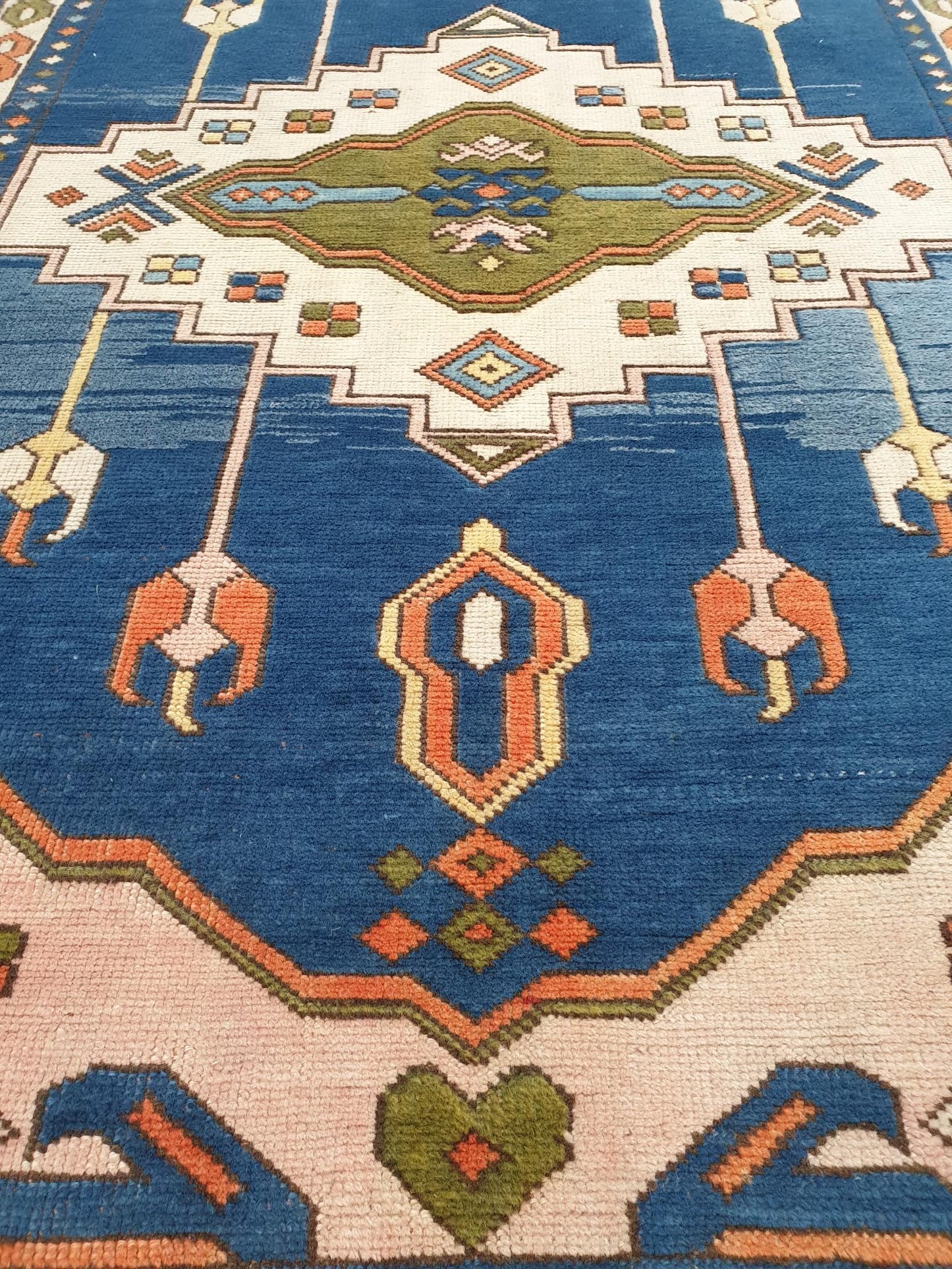 Vintage Turkish Anatolian Rug 206 x 130cm