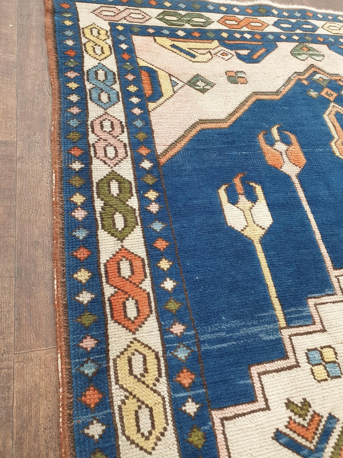 Vintage Turkish Anatolian Rug 206 x 130cm