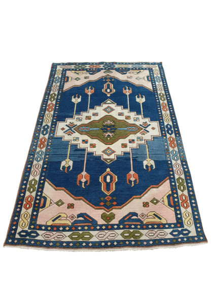Vintage Turkish Anatolian Rug 206 x 130cm