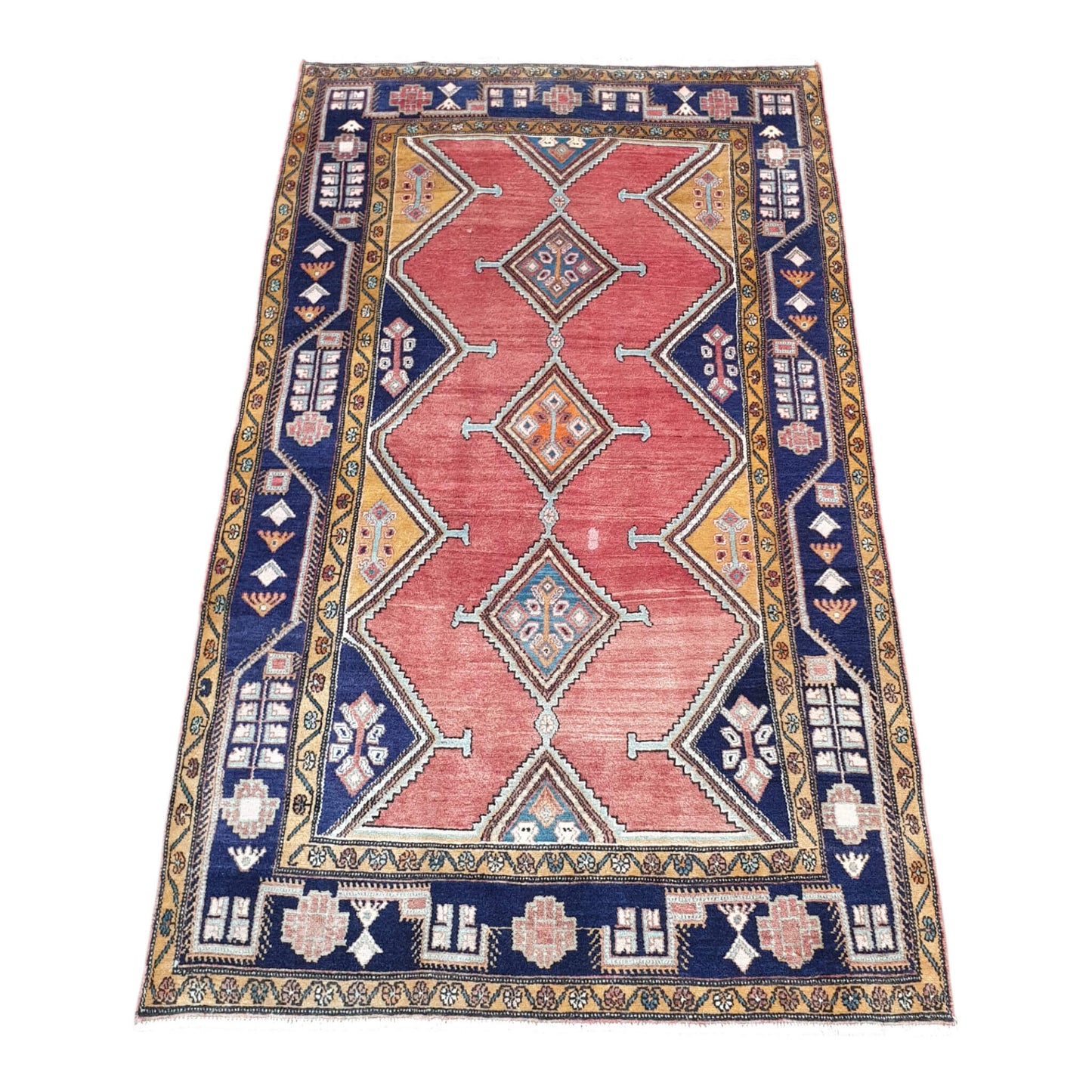 Vintage Persian Afshar Rug 250 x 147cm