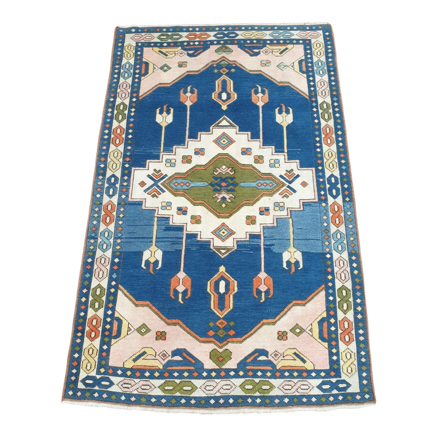 Vintage Turkish Anatolian Rug 206 x 130cm