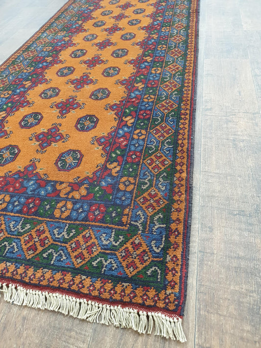 Turkoman Runner Rug 286 x 85 cm