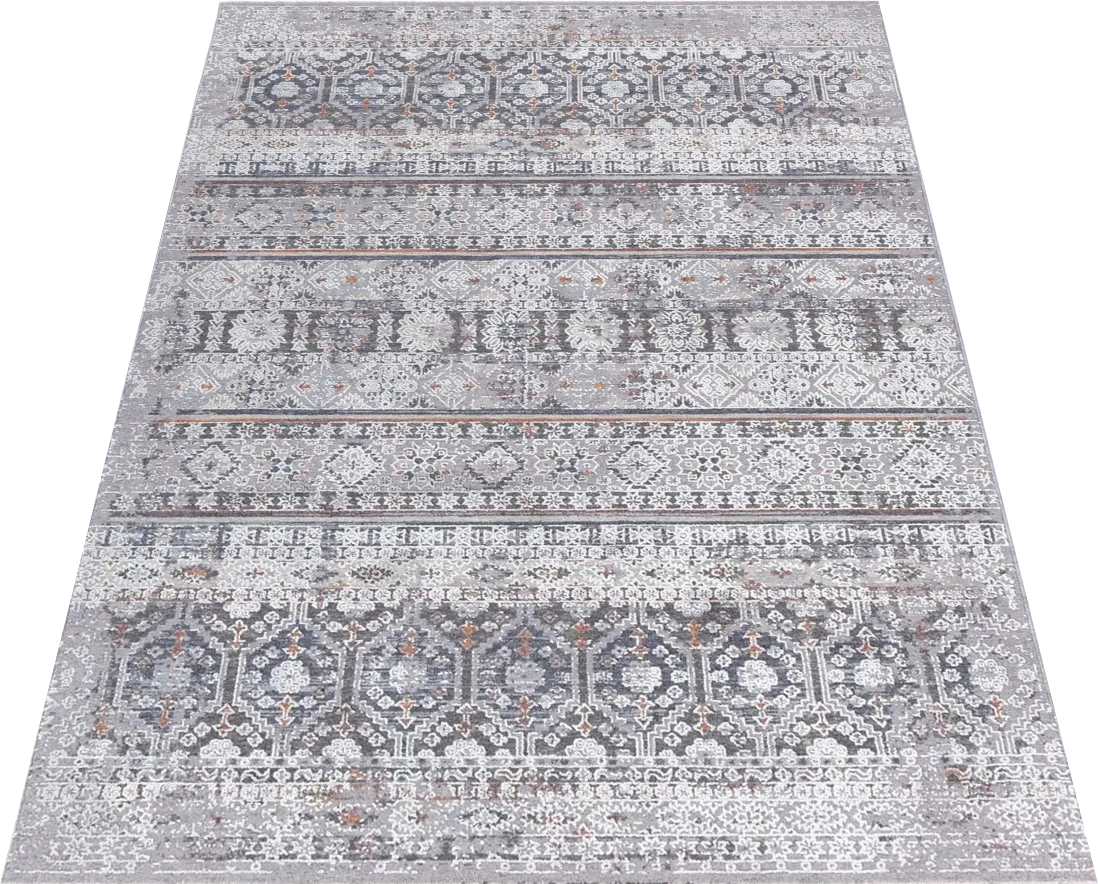 Zagros 320 Motif Striped Rug