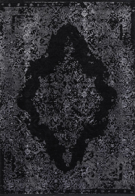 Brooklyn Silver Medallion Rug 290 x 200 cm