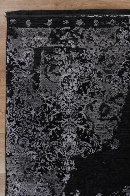 Brooklyn Silver Medallion Rug 290 x 200 cm