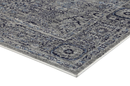 Arya Tapestry Traditional Charcoal Rug