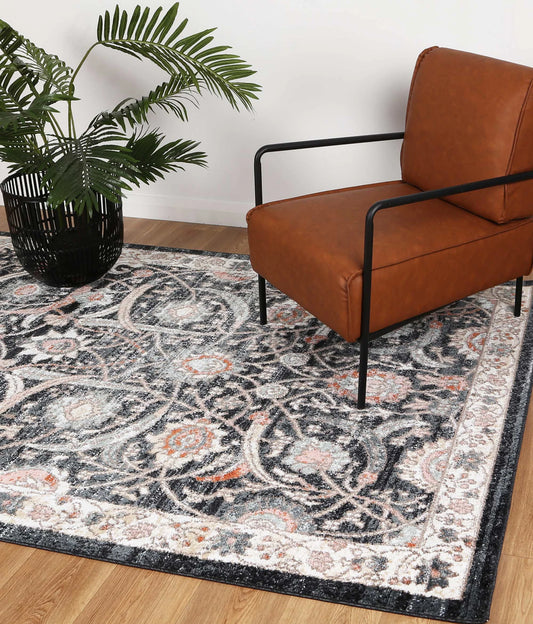 Estate Charcoal Rug 290 x 200 cm