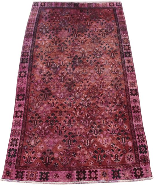 Vintage Overdyed Rug - 271 x 138cm