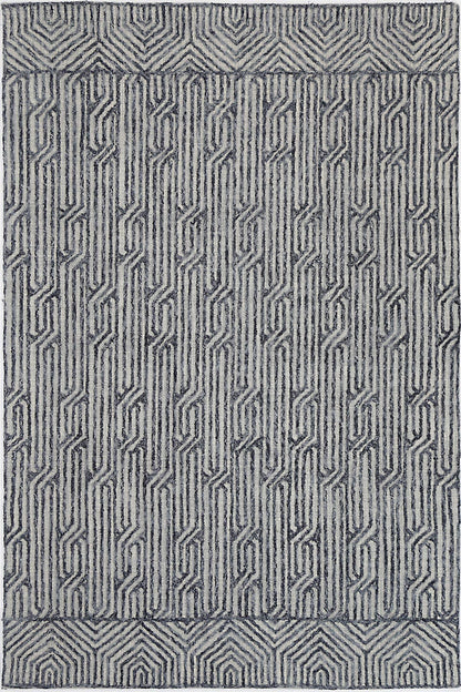 New Marbella Almeria Blue Contemporary Rug