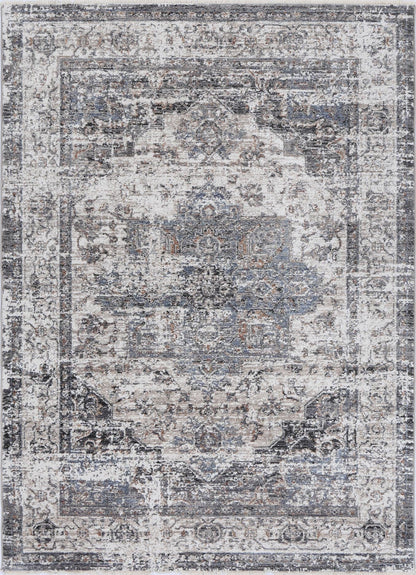 Maryland Multan Ash Traditional Soft Rug 290 x 200 cm