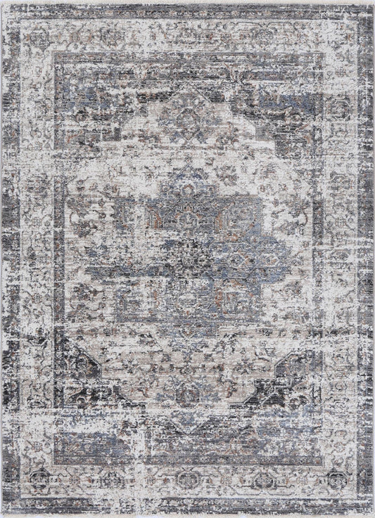 Maryland Multan Ash Traditional Soft Rug 290 x 200 cm