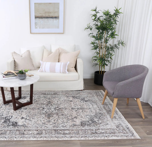 Maryland Samarkand Ash Traditional Soft Rug 290 x 200 cm