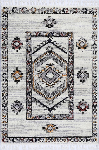 Morocco Tribal Border Multi Rug 290 x 200 cm