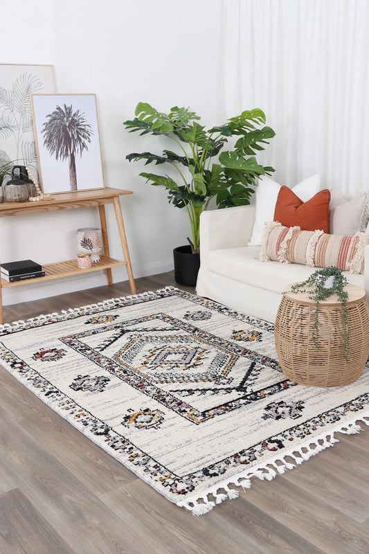Morocco Tribal Border Multi Rug 290 x 200 cm