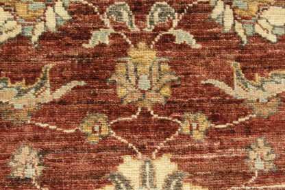 Afghan Chobi hand-knotted wool rug 133 x 85 cm field pattern detail