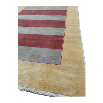 Afghan Gabbeh Hand-Knotted Wool Rug - 170 x 126 cm