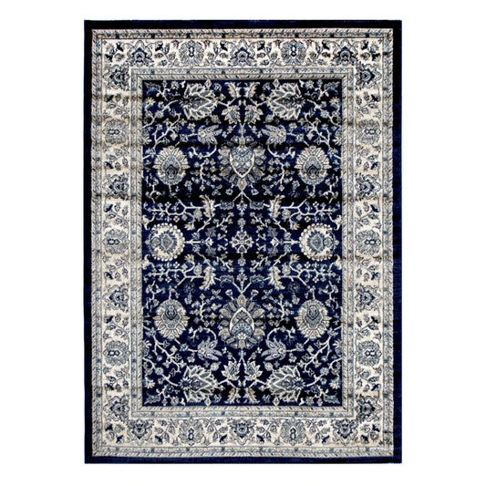 Arya Ziegler Navy Rug 230 × 160 cm