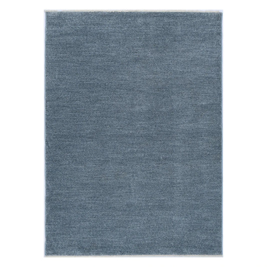 Full view of Baltimore Chobi Ocean grey rug 230 x 160 cm with subtle linear texture