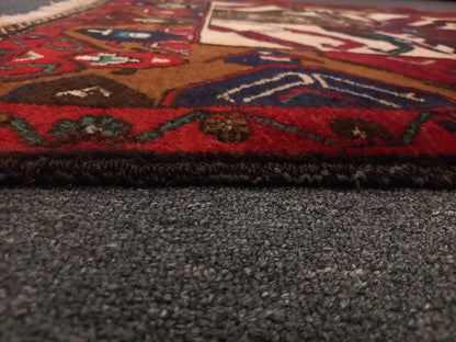 Baluchi rug side profile detail