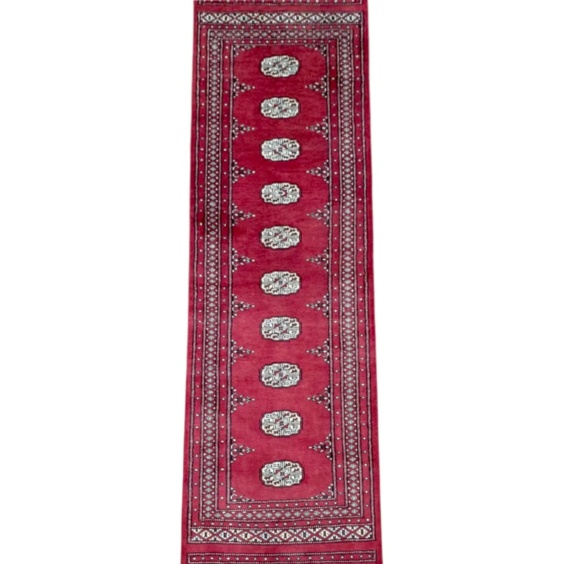 Bokhara runner rug 256 x 78 cm full view