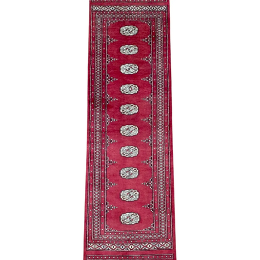 Bokhara runner rug 256 x 78 cm full view
