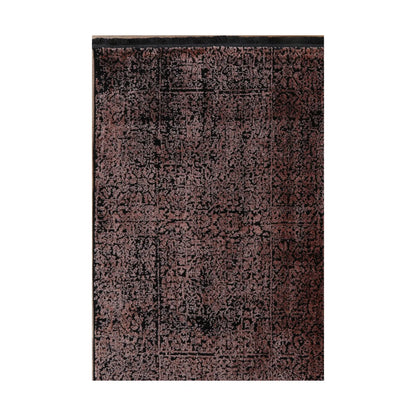Pattern detail of Brooklyn 100 copper mosaic rug showing copper-brown textured surface