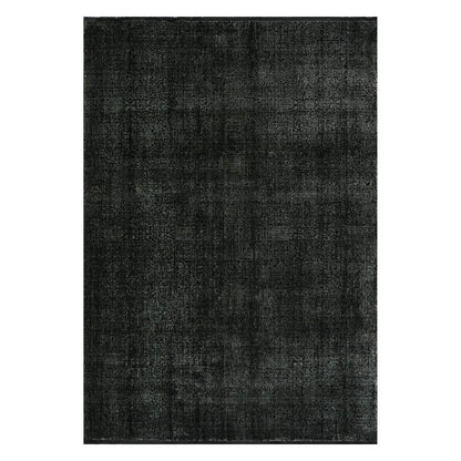 Full view of Brooklyn 100 emerald mosaic modern rug with layered textured pattern