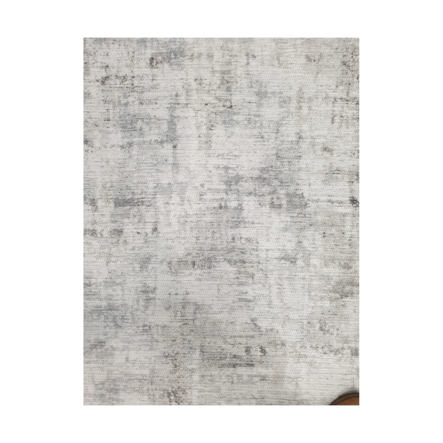 Close-up of ivory grey cotton rug abstract textured surface pattern