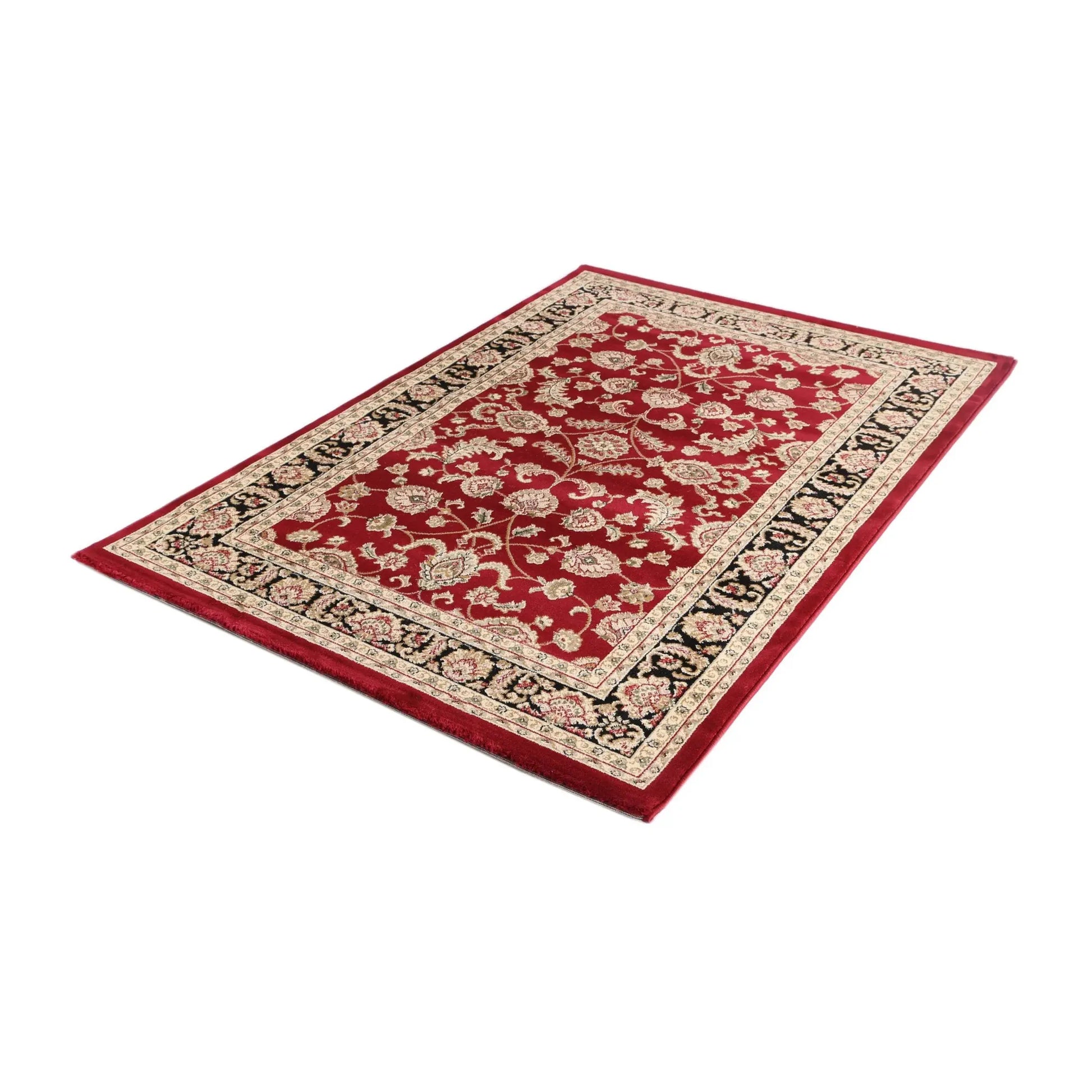 Julian 90500 Red Black Rug - 230 x 160cm – Silk Road Rugs