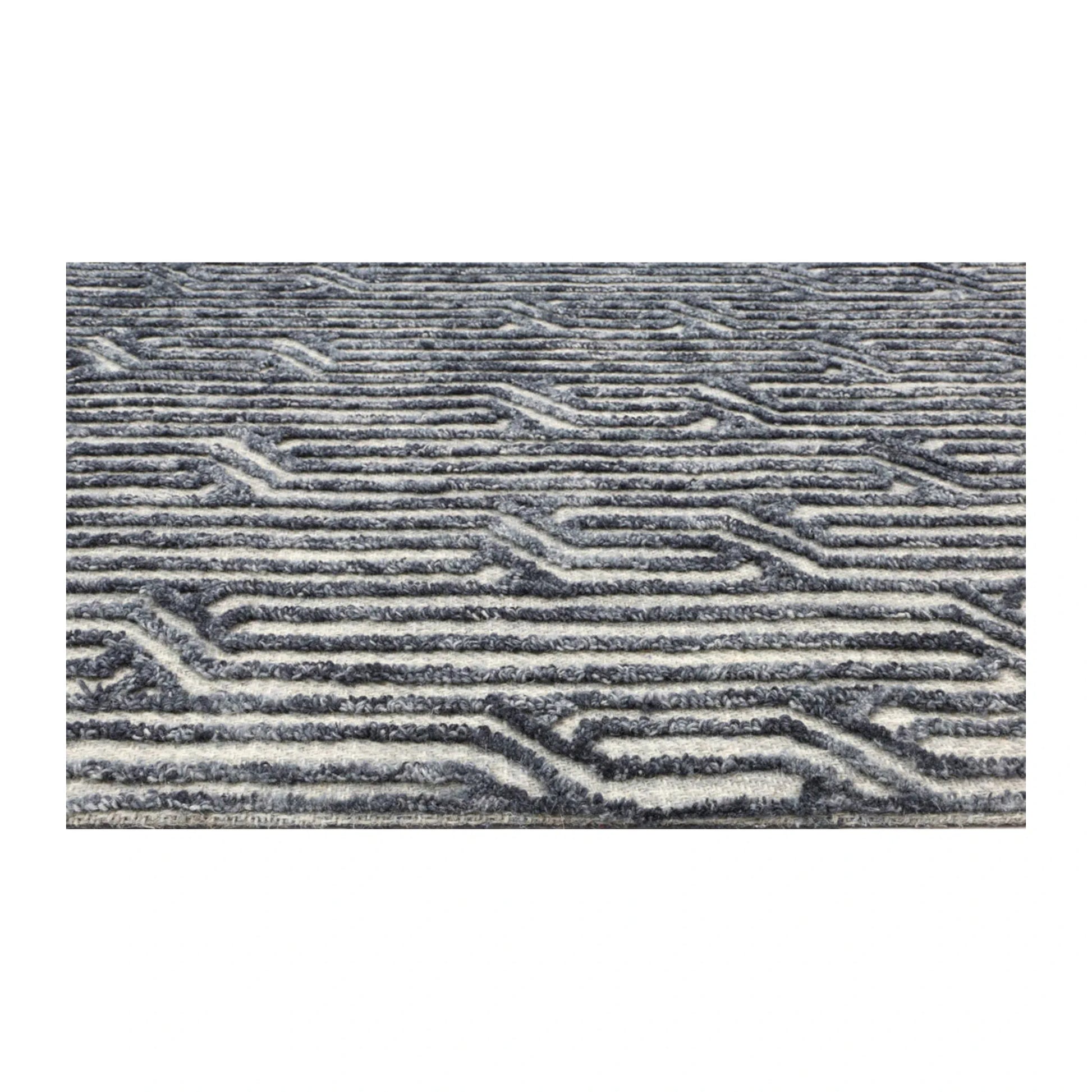 Pile texture detail of Marbella Almeria hand-tufted wool rug