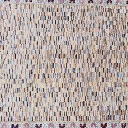 Afghan Gabbeh Hand-Knotted Wool Rug - 234 x 142 cm