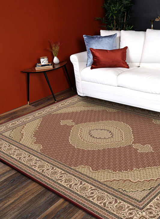 Isfahan traditional designer rug 290 x 200 cm